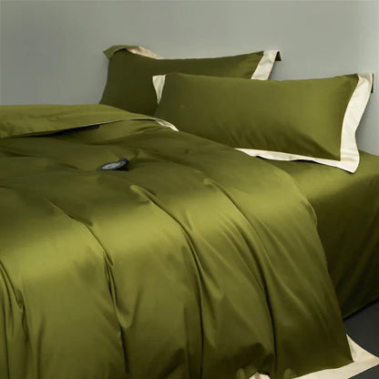 Decorbites™-Ägyptische Baumwolle Hotel-Stil Bettwäsche-Set 1000TC Queen King Daunenbettdecke Bezug Laken Kissenbezüge