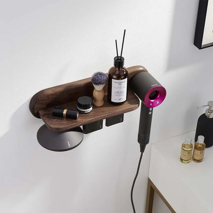 Decorbites™ Haartrockner-Halter: Wandmontage-Buche-Holz-Rack für Dyson Supersonic Haartrockner