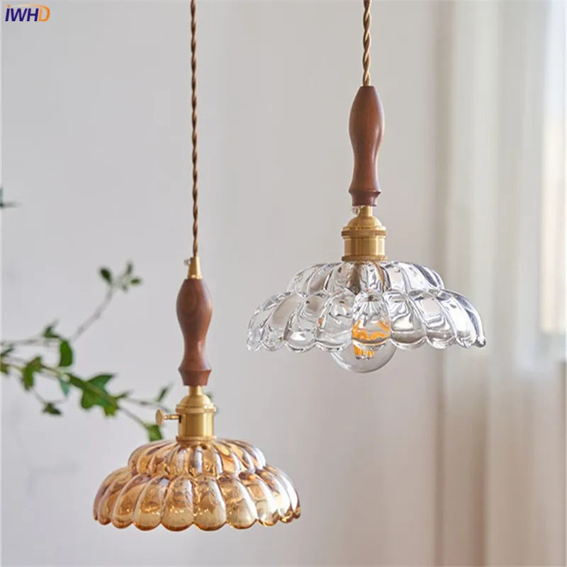 Glass Vintage Pendant Lamp