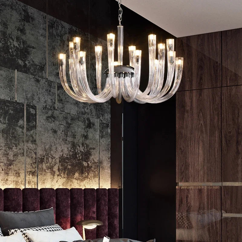 Decorbites™ Glasleuchter LED-Hängeleuchte für Wohnzimmer Schlafzimmer Esszimmer - Kollektion 2024.