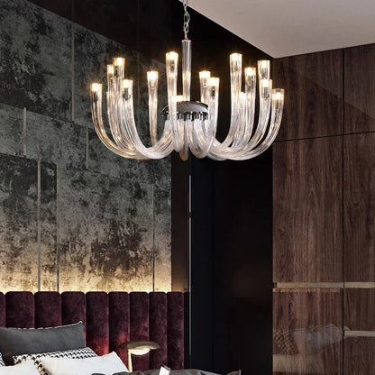 Decorbites™ Glasleuchter LED-Hängeleuchte für Wohnzimmer Schlafzimmer Esszimmer - Kollektion 2024.