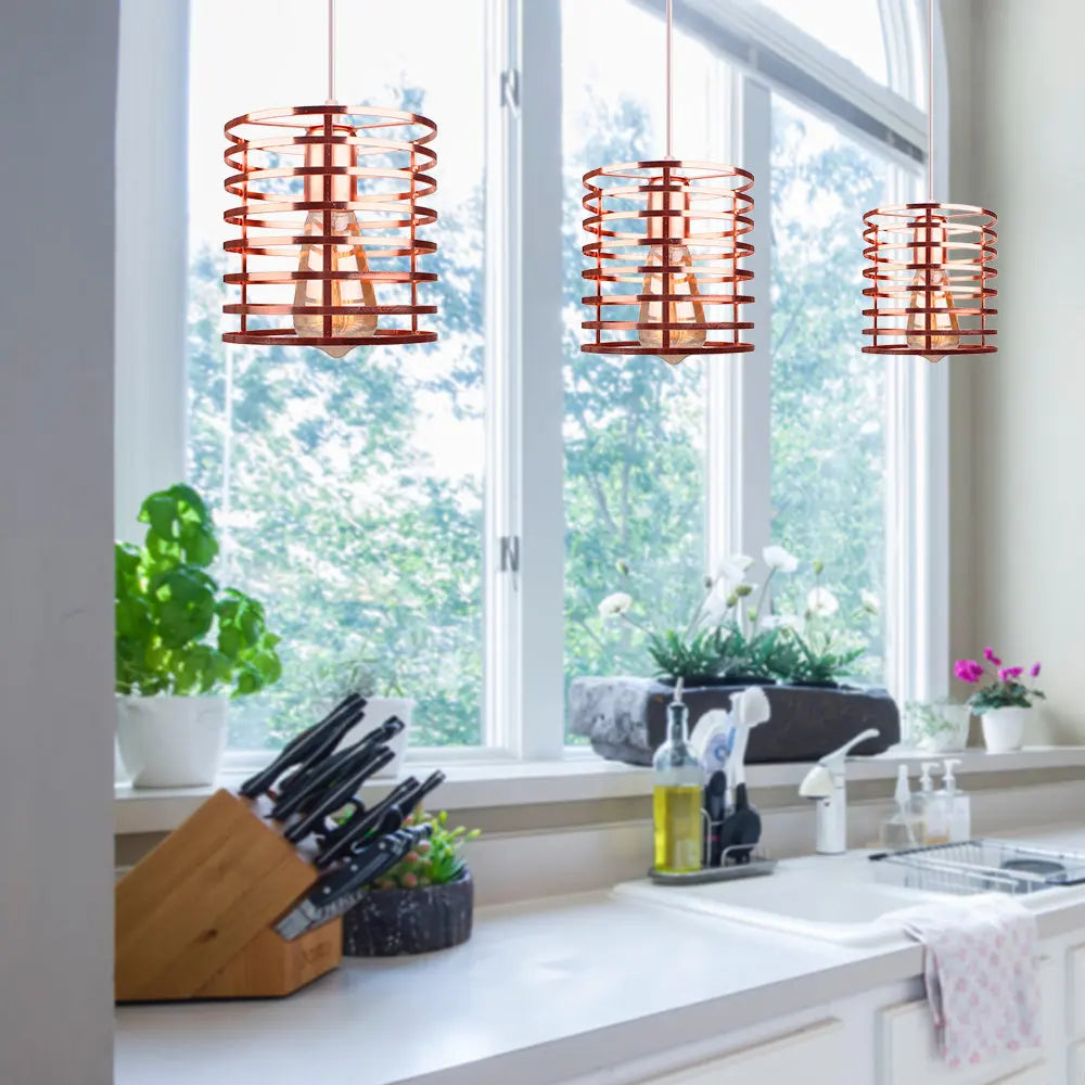 Decorbites™ Industrielles Retro-Loft-LED-Pendantleuchte für Wohnzimmer, Küche und Heim