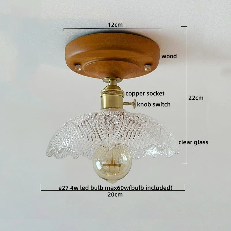 Decorbites™ Glas-Kupfer-LED-Deckenleuchte im modernen Stil für die Heimdekoration und das Restaurant