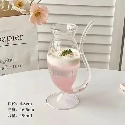 Decorbites™ Herz-Liebe-Glasbecher-Set - Paar-Becher, Vogel & Cocktail-Glas-Tee-Kaffee-Tasse