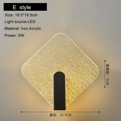 Decorbites™ LED Wandlampe 5W Moderne Nordische Wandleuchte für Schlafzimmer und Wohnzimmer