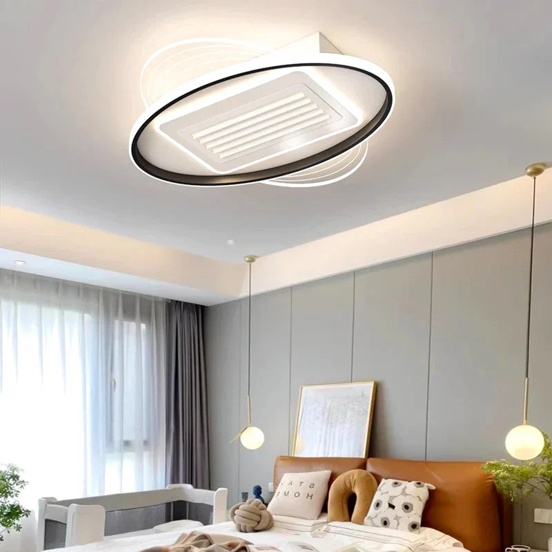 Decorbites™ Kinderzimmer-Deckenventilator mit Fernbedienung & Licht - Moderner blattloser LED-Ventilator
