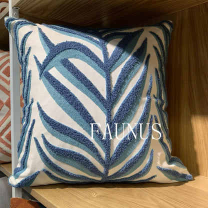 Decorbites™ Laub-Besticktes Baumwoll-Kissenbezug-Set - Heimdekoration Kissenbezüge 45x45