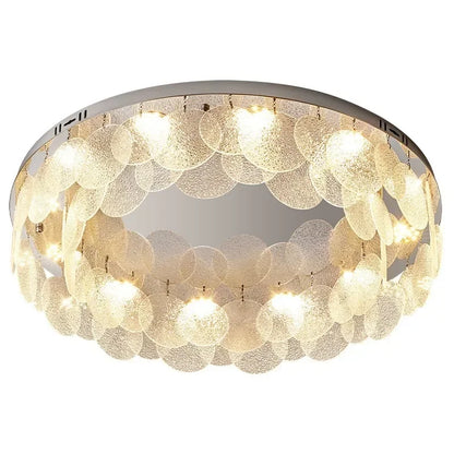 Decorbites™ Glasleuchter LED-Deckenleuchte | Modernes Metallkunstwerk | Dekoration für Innenräume Wohnzimmer Küche