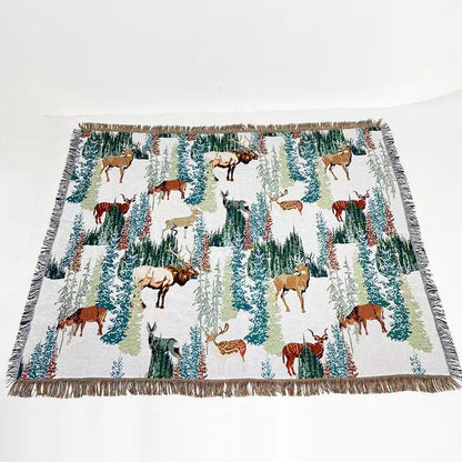 Decorbites™ Jacquard-Sofadecke - Vielseitige Picknickmatte für draußen & Bettüberwurf