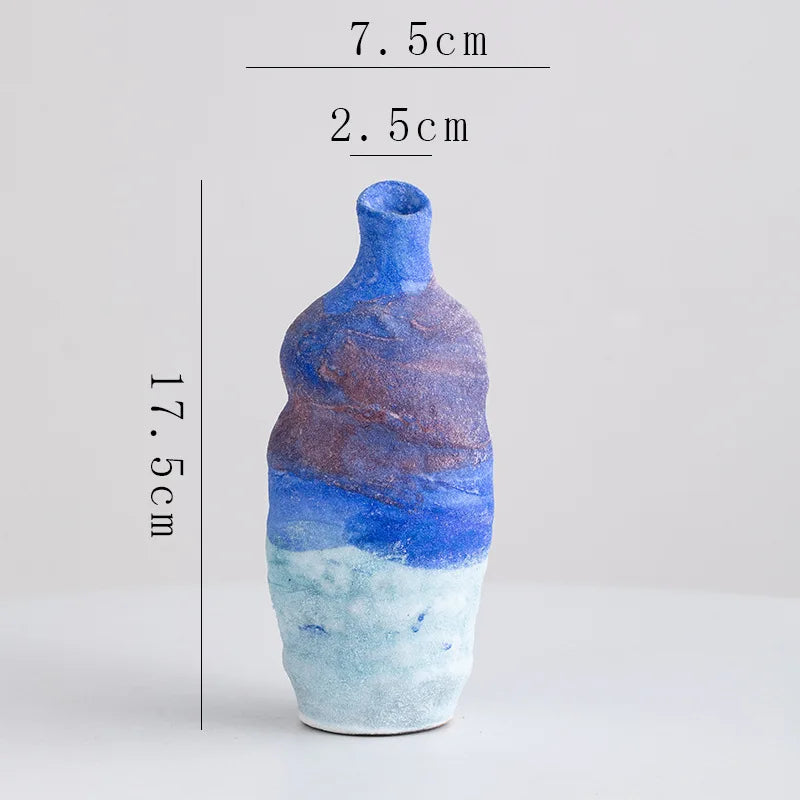 Gradient Ceramic Table Vase