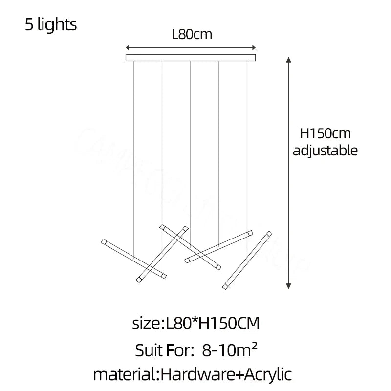 Crystal Modern LED Chandelier