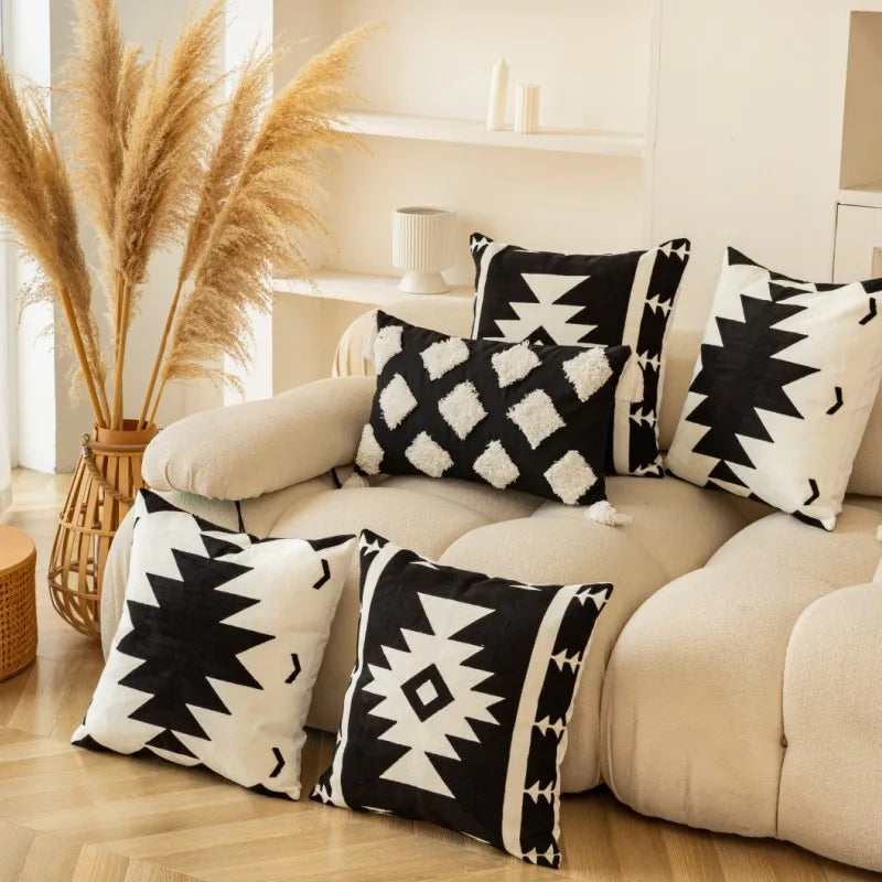 Decorbites™ Geometrisch Besticktes Kissenbezug - Elegante Wohnzimmer-Sofadecoration