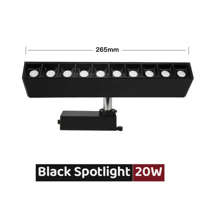 DecorBites™ 30W LED Linear Grille Track Spotlights for Living Room and Store Track Lighting