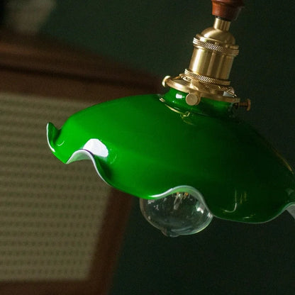 Decorbites™ Grüne Glas-LED-Hängeleuchte für die Dekoration von Wohn- und Esszimmer
