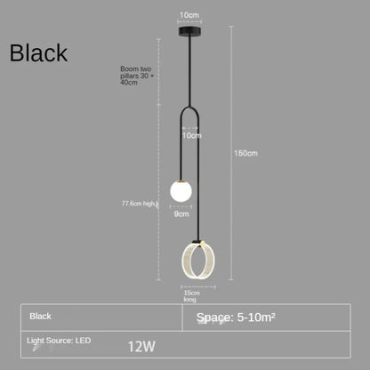 Decorbites™ Gold Luxus-LED-Hängeleuchte für Wohnzimmer, Schlafzimmer und Restaurant