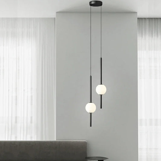 Decorbites™ Gold-Hängelampe, moderne 1-Licht-Deckenleuchte für Schlafzimmer und Wohnzimmer