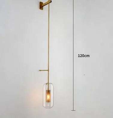 Gold Industrial Wall Sconce