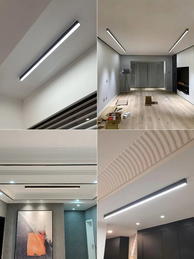 Decorbites™ Lineare LED-Deckenleuchte für Wohnzimmer, Schlafzimmer, Flur, Balkon, Esszimmer – Minimalistisches Leuchten