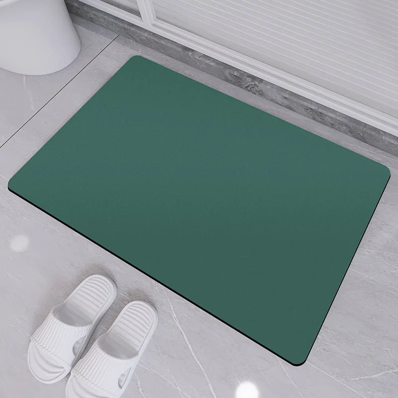 Decorbites™ Diatomeenerde-Badteppich: Super saugfähige rutschfeste Matte für Badezimmer & Toiletten