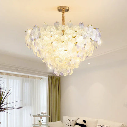 Decorbites™ Glas Blume Prinzessin Zimmer LichtLux Postmodern Französisch Creme Wind Lampe