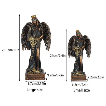 Decorbites™ Griechische Göttin Glücksfigur - Wohlstandsskulptur für Zuhause und Büro Dekoration Geschenk