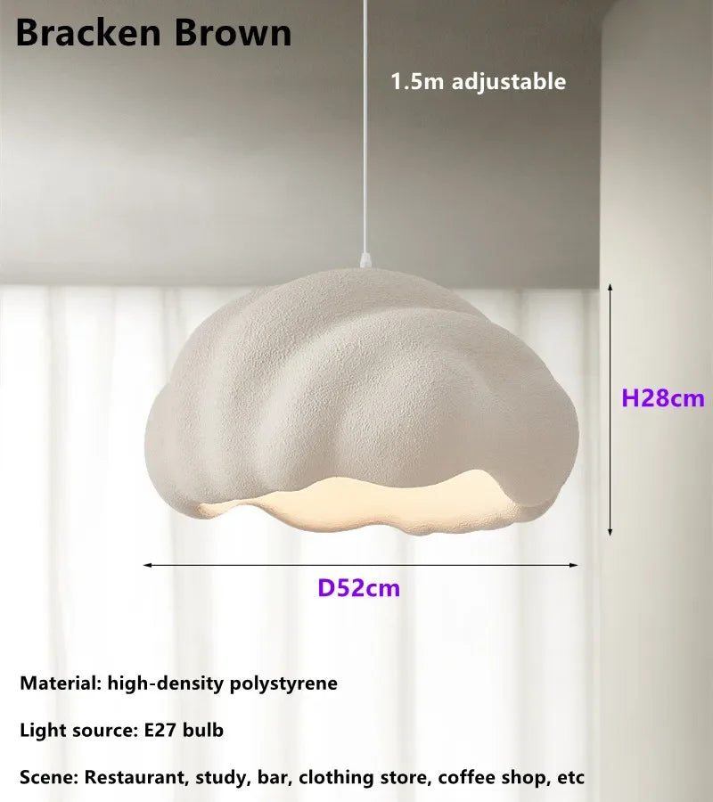 Decorbites™ Creme Wabi Sabi LED-Hängeleuchter - Elegante Dekoration für Esszimmer und Schlafzimmer
