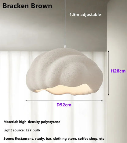 Decorbites™ Creme Wabi Sabi LED-Hängeleuchter - Elegante Dekoration für Esszimmer und Schlafzimmer