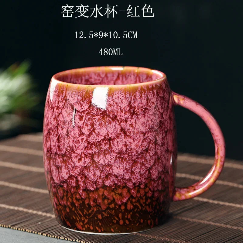 Decorbites™ 480ml Keramikbecher - Brennofen-geänderte Kaffeetasse - Porzellan-Teetassen - Großhandels-Getränkeutensilien