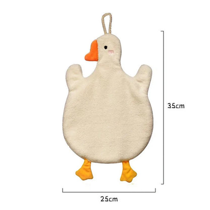 Decorbites™ Süße Gans Mikrofaser Handtücher Korallen Samt Bestickt für Zuhause