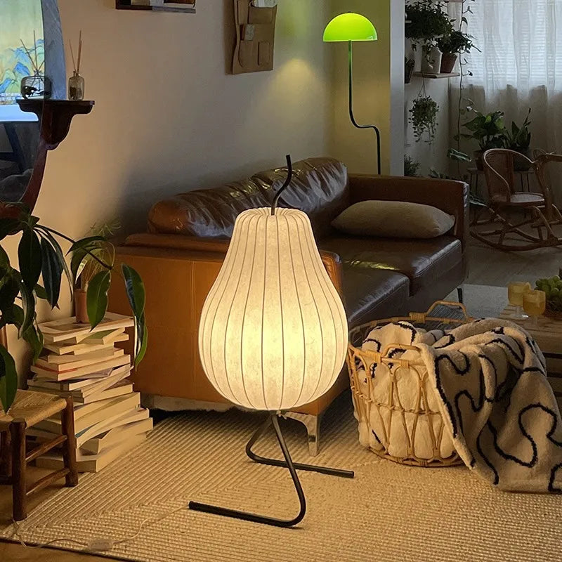 Pear-Shaped LED Floor Lamp