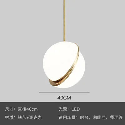 Decorbites™ Gold-Lustre-LED-Hängeleuchten für Wohn-/Esszimmer, Schlafzimmer & Laden