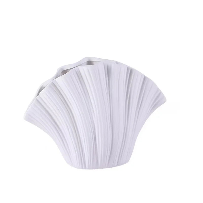 Decorbites™ Gradient Shell Keramikvase | Bunte Blumentopf Heimdekoration & Accessoires