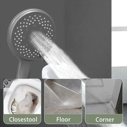 Decorbites™ 5-Stufen verstellbarer Hochdruck-Duschkopf für ein luxuriöses Badezimmererlebnis.