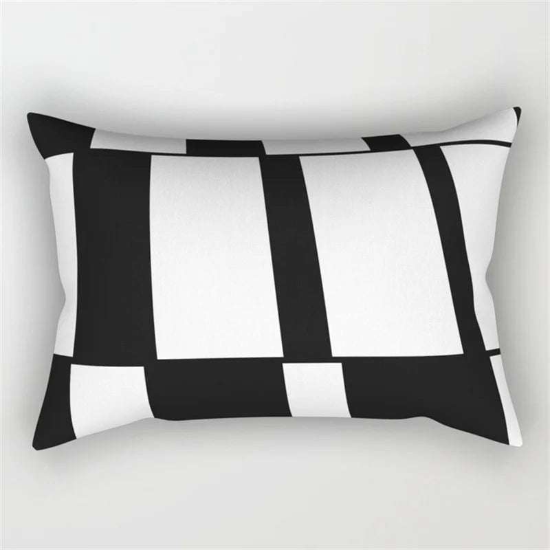 Decorbites™ Geometrisches Wellenlinien-Taljen-Kissenbezug-Set