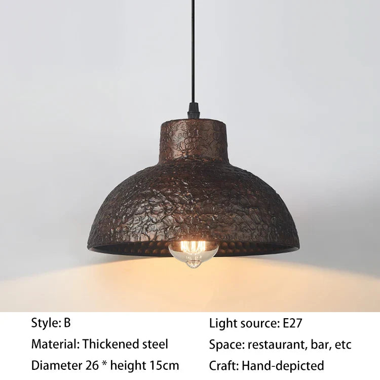 Decorbites™ Industrielle Hängelampe Weiß Vintage-Kronleuchter für Küche und Esszimmer