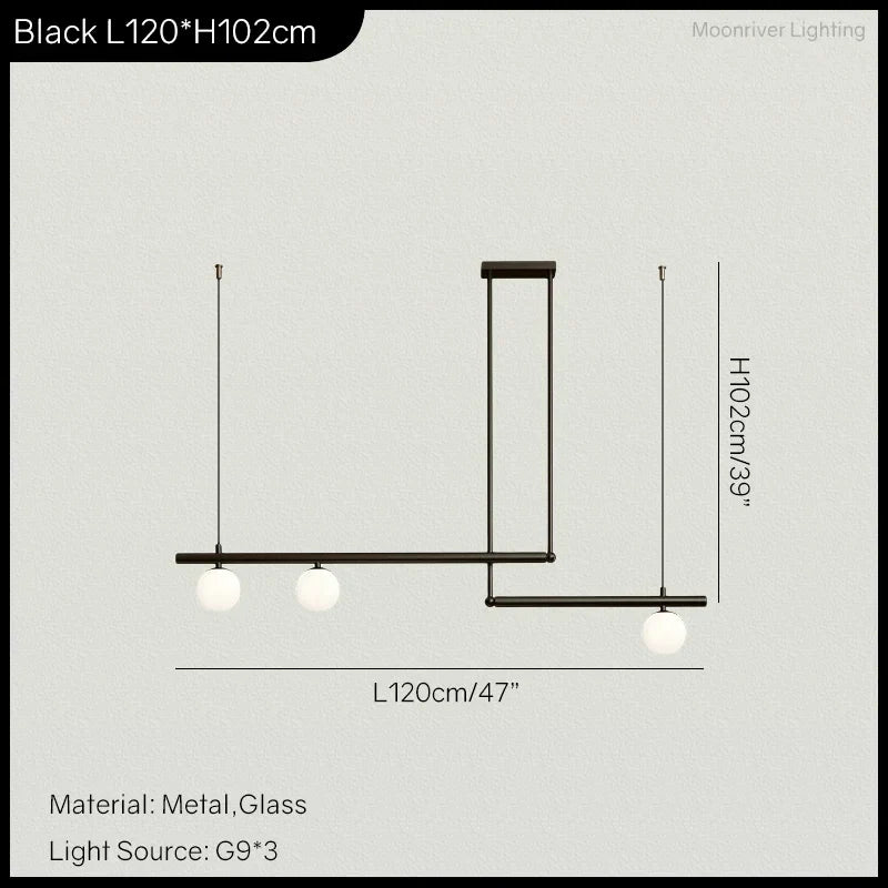 Decorbites™ LED-Lineare Hängelampe für Zuhause – Moderne Minimalistische Wohnzimmer-Lüster