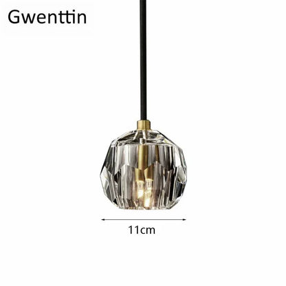 Decorbites™ K9-Kristallanhängerleuchten: Moderne nordische Gold-Hängeleuchte für Wohnzimmer, Küche und Heimdekoration.