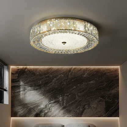 Decorbites™ Goldener Kristall-Deckenleuchter: Moderne Luxus-LED-Leuchte für das Wohnzimmer