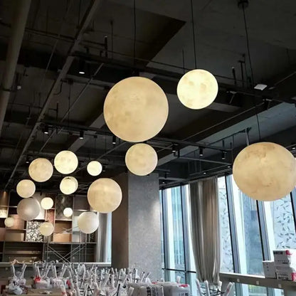 Decorbites™ Sahne-Mond LED-Hängeleuchter: Moderne Beleuchtung für Wohnzimmer, Küche und Schlafzimmer