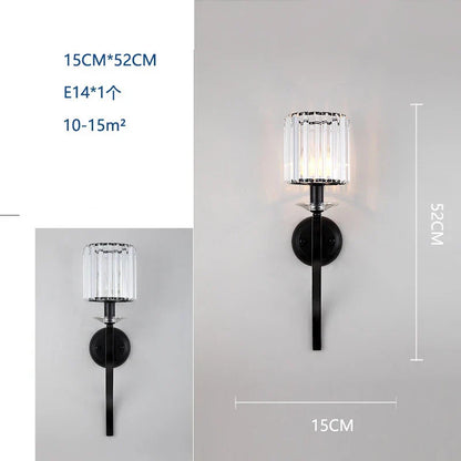 Decorbites™ Kristall-Wandleuchte: Moderne Lichtluxus für Wohnzimmer, Schlafzimmer und Flur.