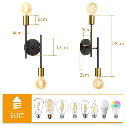 Decorbites™ LED-Deckenleuchter: Moderne industrielle Wandlampe für Schlafzimmer, Wohnzimmer, Küche