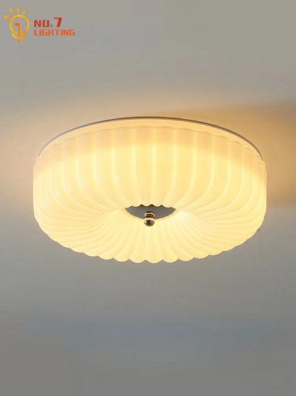Decorbites™ Cremeglas-Wind-Deckenleuchte Vintage-Design Mittelalterliche Hängelampe