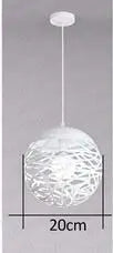 Decorbites™ Kelly Anhängerlampe: Vintage Kugel-Lampe Kronleuchter für industrielle Heimdekoration