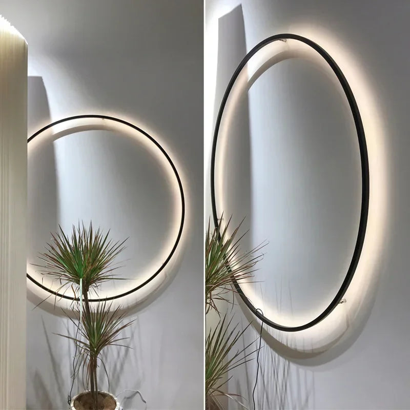 Decorbites™ LED Wandapplikation Rundring-Leuchte – Modernes nordisches Design für die Hausdekoration