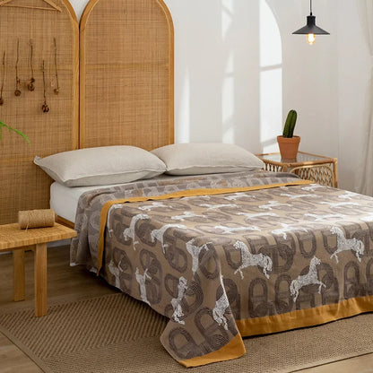 Decorbites™ Baumwolldecke - Retro chinesischer Stil Quilt & Sofabezug