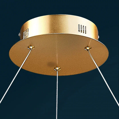 Decorbites™ K9-Kristall-Rundleuchter: Moderne LED-Hängeleuchte für Zuhause, Wohnzimmer, Schlafzimmer, Lobby