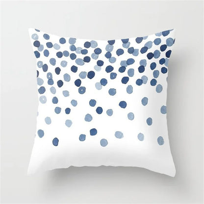 DecorBites™ Geometric Heart Round Cushion Cover for Home Decor