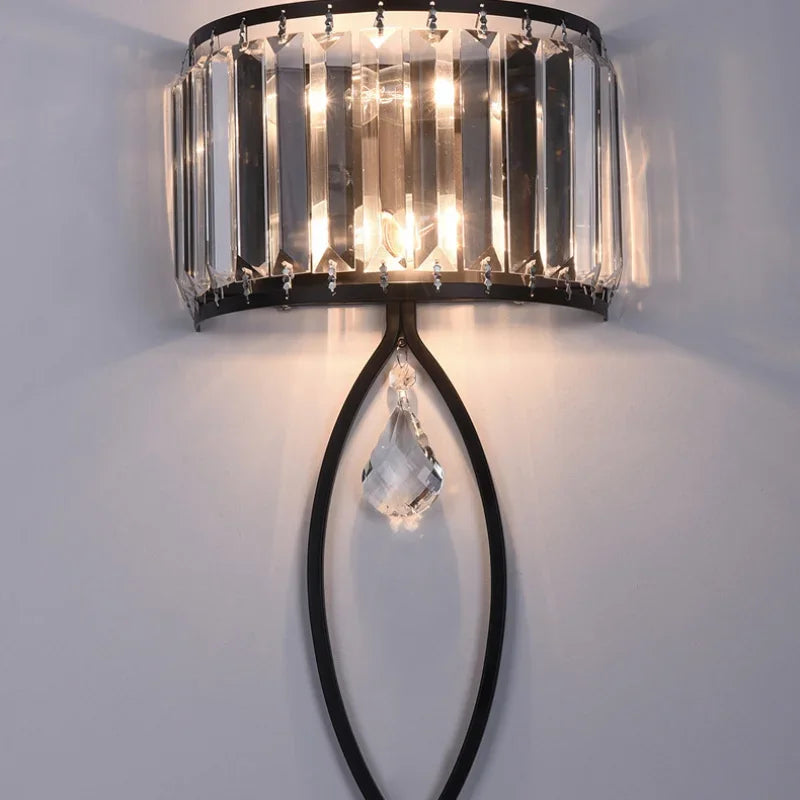 DecorBites™ Crystal LED Wall Lamp for Living Room Bedroom Corridor Sconce