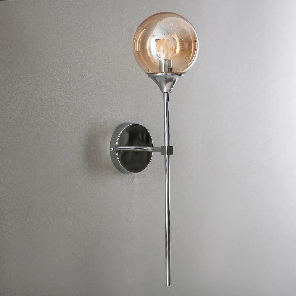 Gold Glass Kitchen Lamp