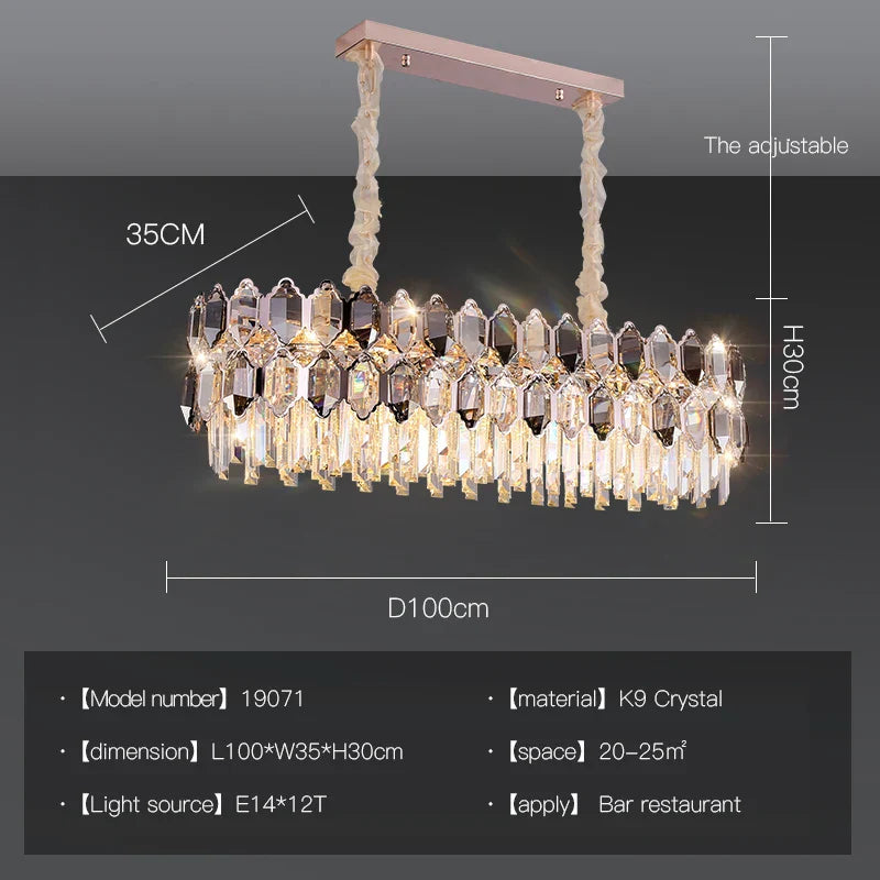 Decorbites™ Kristall-Leuchter: Postmoderne Wohnzimmer-Esszimmer-Schlafzimmer-Lampe, Luxus & Kreativ